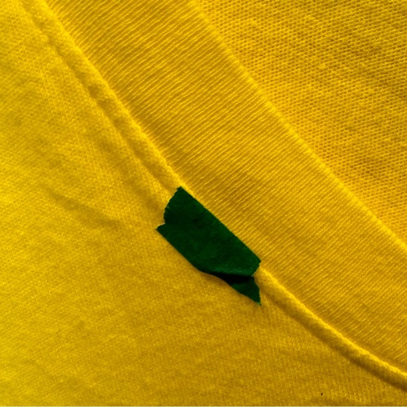 L’Agence Becca V Neck Tee in Buttercup Yellow Sz M - Picture 4 of 9